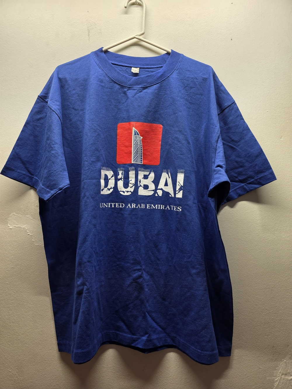 Blue Dubai Graphic Short Sleeve Tee